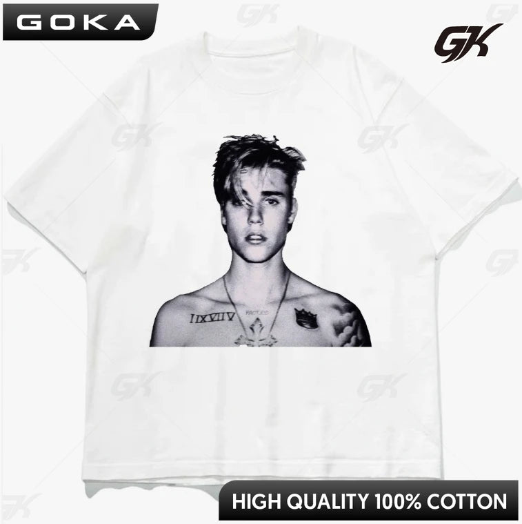 Justin Bieber  Shirts Streetwear T-shirts T Shirts for Men Graphic T Shirts Top Cpe Unisex Pro Choice My Body My Choice
