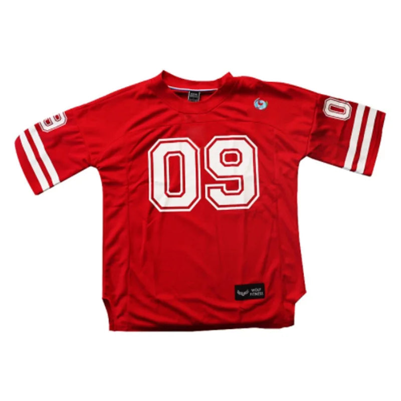 Men Soccer Jersey Shirt sports Loose Bodybuild