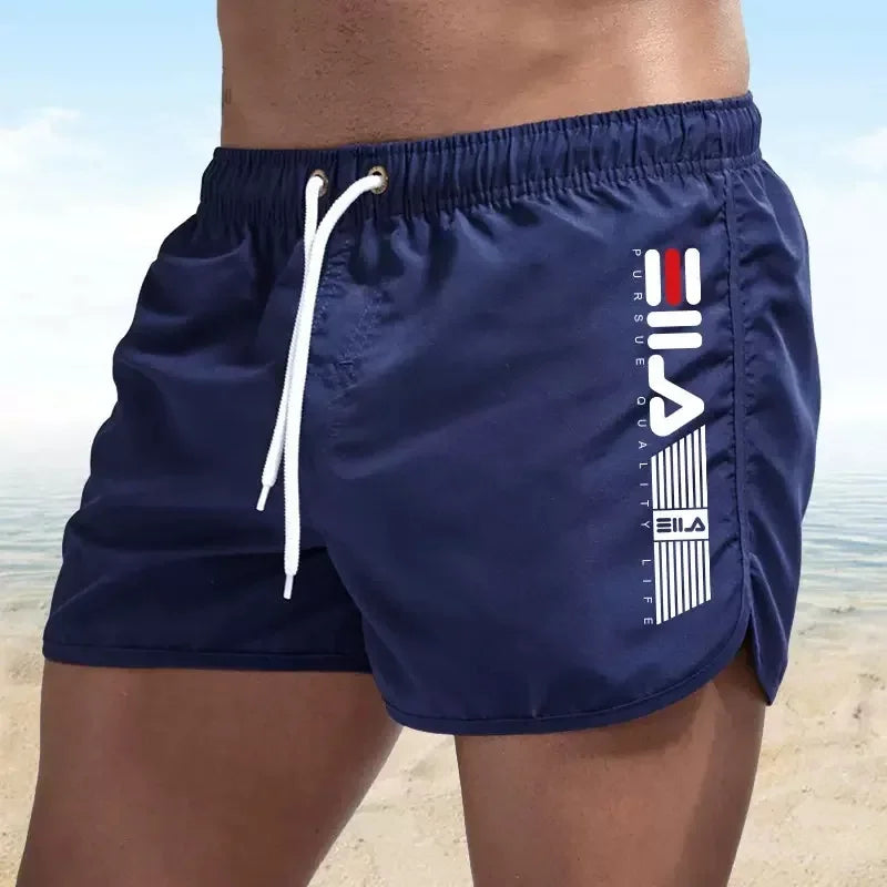 Summer beach swimming shorts: Fashionable and best-selling printed shorts, comfortable ultra-thin quick-drying beach shorts