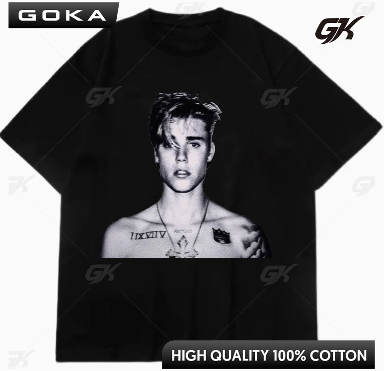 Justin Bieber  Shirts Streetwear T-shirts T Shirts for Men Graphic T Shirts Top Cpe Unisex Pro Choice My Body My Choice