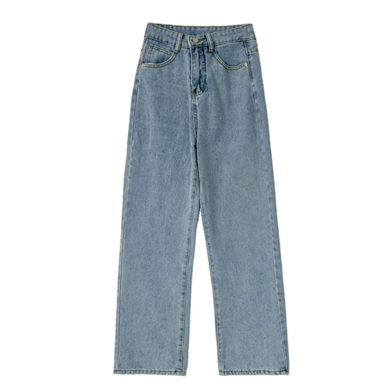Ladies Vintage Wide Leg Girls High Waist Pants