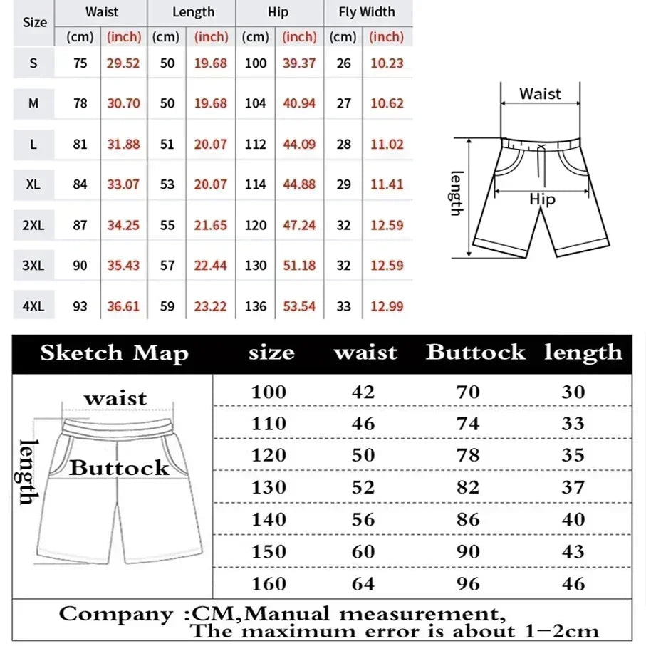 Summer New Men's Quick-Drying Sports Shorts Casual Basic Letter Printed Mesh Shorts Comfortable Casual Sports Y2K Street Shorts