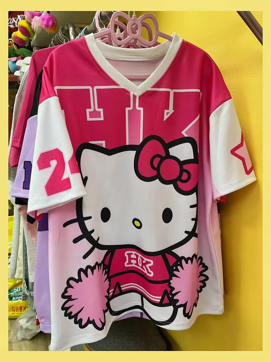 New Women's Quick-drying T-shirt Fashion Trend American Street Short-sleeved Hot-selling Jersey Sports and Leisure T-shirt Moto