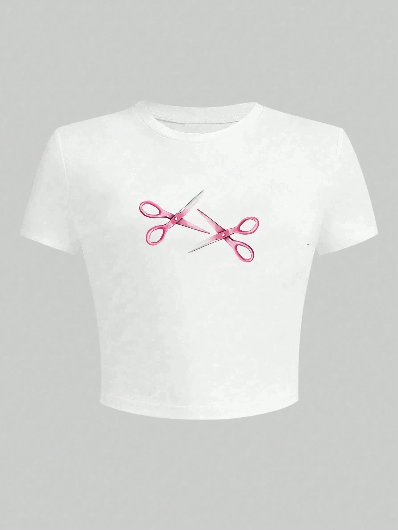 Women's Retro Figure Graphic Y2k Cropped T-Shirt Hip-Hop Elements Summer Daily Wear T-Shirt Y2k Ladies Clothes Female Clothing
