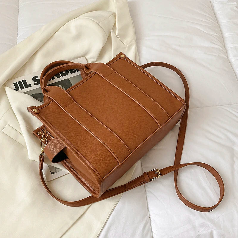 The Tote Bag For Women Crossbody Female Handbag New Solid Words Lette Leisure Large Bag,Luxury Fashion Bag,designer Bag for PU