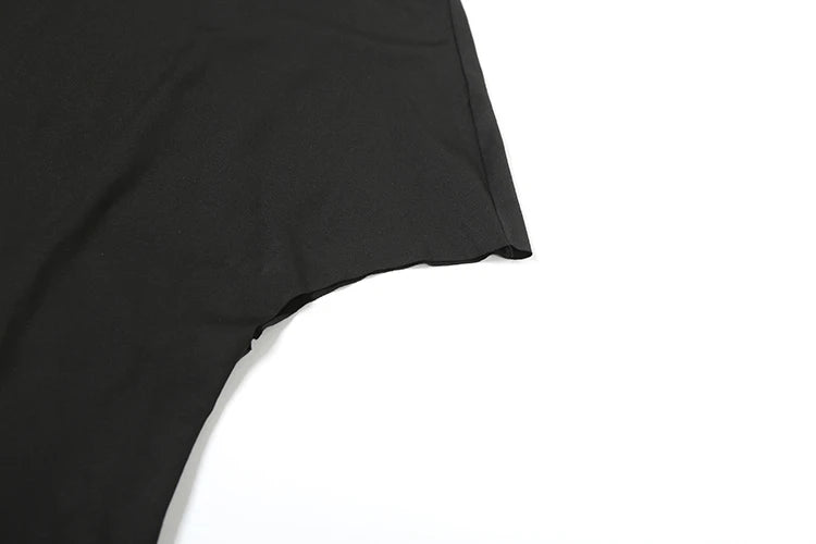 Weird Puss Sexy Backless Mini Dress Women Y2K Solid Trend Style o-Neck Half Sleeve Spicy Girls Street Fashion Skinny Outfits