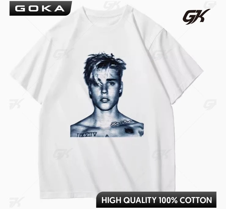 Justin Bieber  Shirts Streetwear T-shirts T Shirts for Men Graphic T Shirts Top Cpe Unisex Pro Choice My Body My Choice
