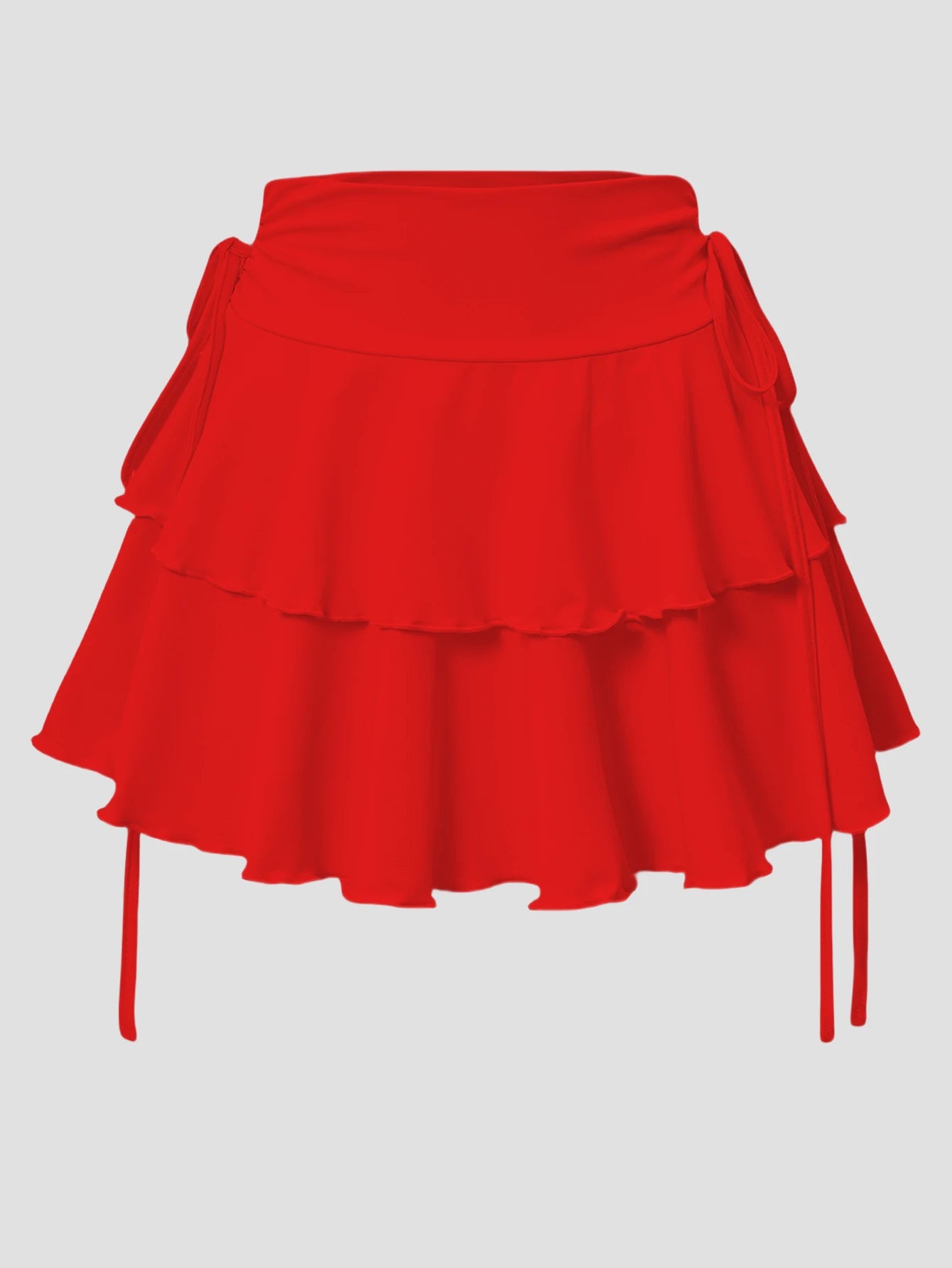2025 New Solid Color Skirt Women Summer Fashion Outdoor Versatile High Waist Slim Fit Elastic Waist Short Skirt Goods In Stock
