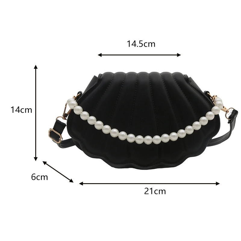 Korean-style Chic Single-shoulder Bag, Niche Trend Shell Bag, Fashionable and Simple Crossbody Bag 2025 Summer New Bag for Women